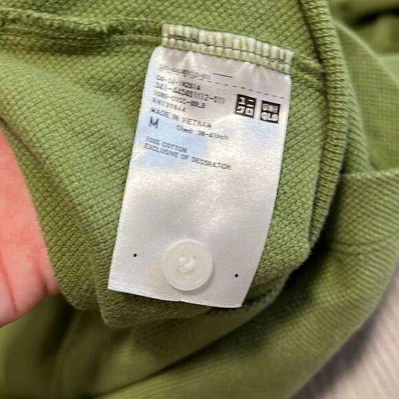 J.W. Anderson for UNIQLO Women Green Short Sleeve Polo Shirt Top Size Medium - Picture 6 of 7